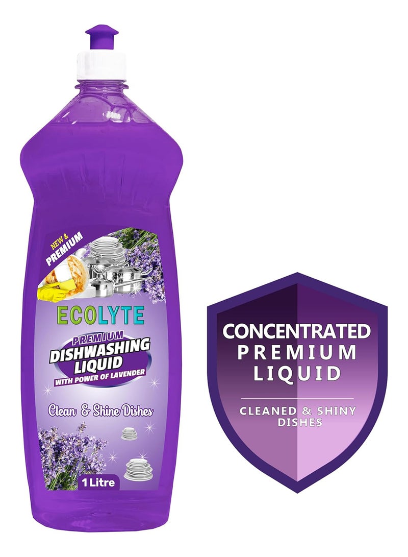 ECOLYTE+ Lavender Dishwashing Liquid - 1 Liter - Image 2